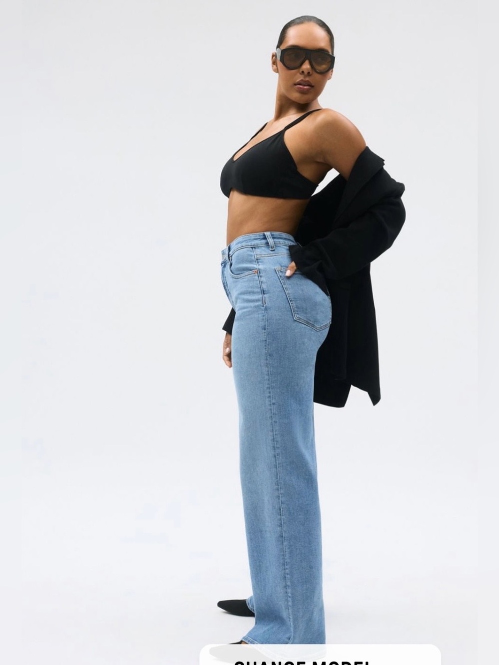 Fabletics High Rise Wide Leg Jean